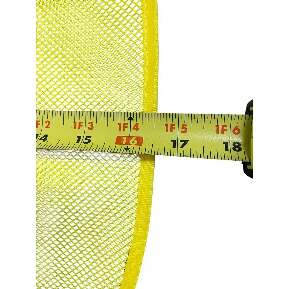 Kids Bath Toy Storage Organizer Mesh Bag Suction Cups No Hooks Yellow